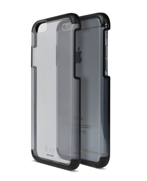 Iluv Vyneer Dual Material Case Black iPhone 6