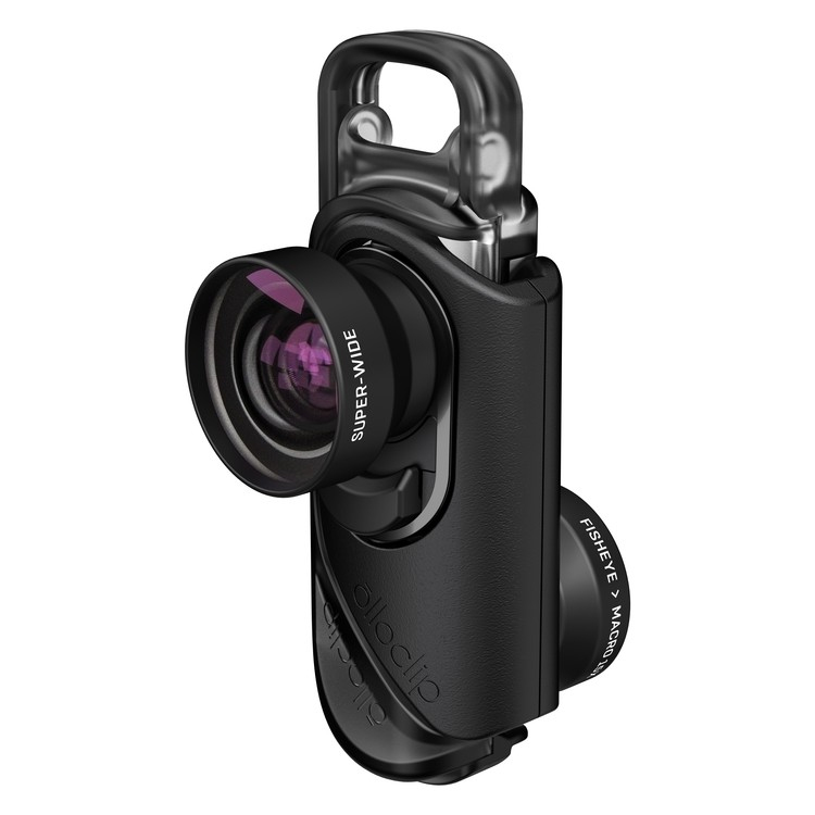 Olloclip Core Lens Set Black & Ollocase Clear For iPhone 7/7 Plus