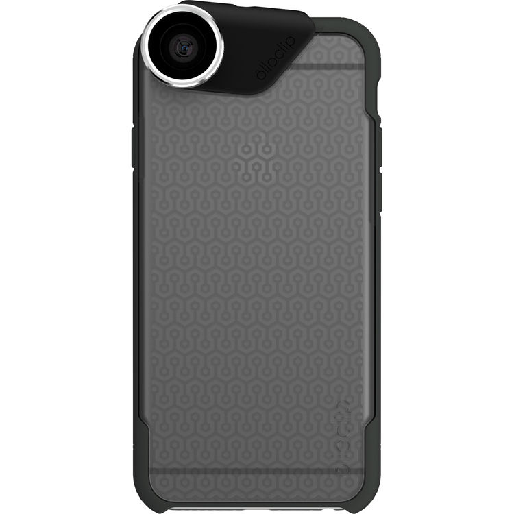 Olloclip 4 In 1 Lens & Ollocase Bumper Clear Back/Dark Grey iPhone 6 Plus