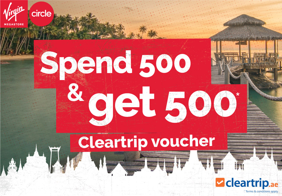 Travel voucher up to AED 1000 from Cleartrip