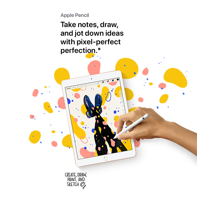 Take notes, draw, and jot down ideas with pixel-perfect perfection.*
