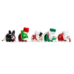 Kidrobot Happy Labbit Christmas Tree Ornaments [5 Pack]