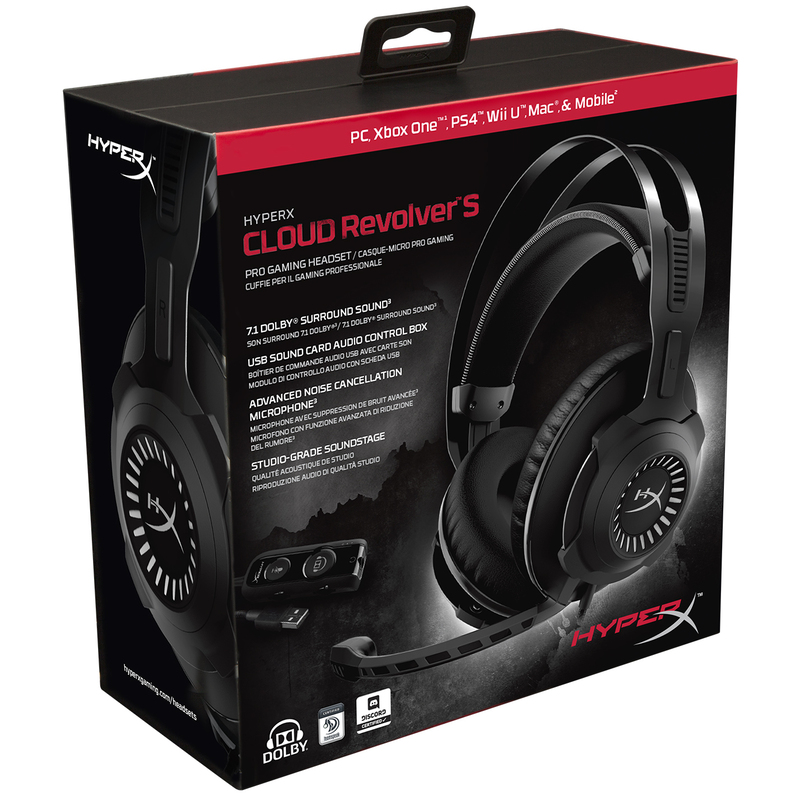 Hyperx Cloud Revolver S Gun Metal Gaming Headset Gaming Headsets