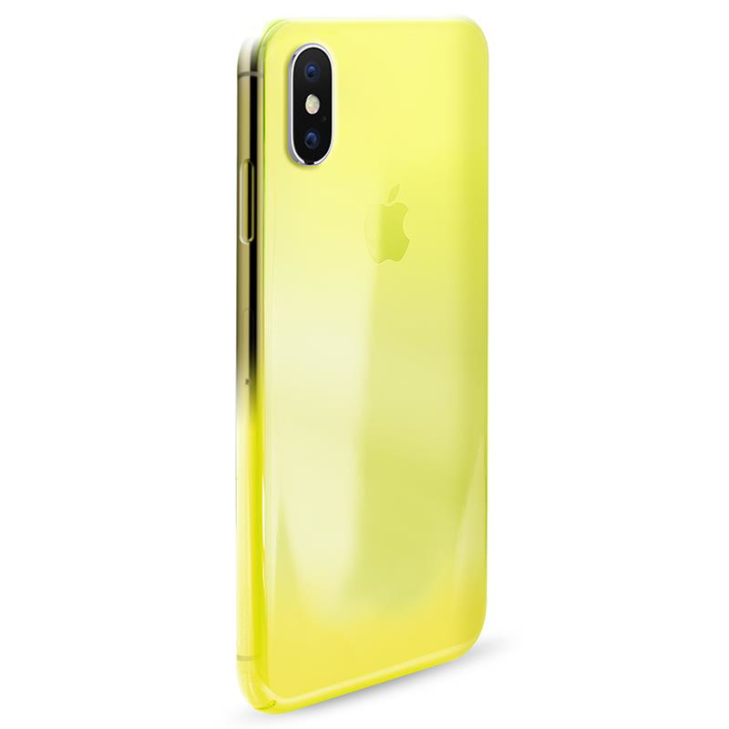 Puro 0.3 Nude Tpu Ultra-Slim Case Yellow for Iphone X 